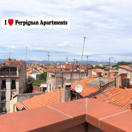 I Love Perpignan Duplex Terrasse Bagian luar foto