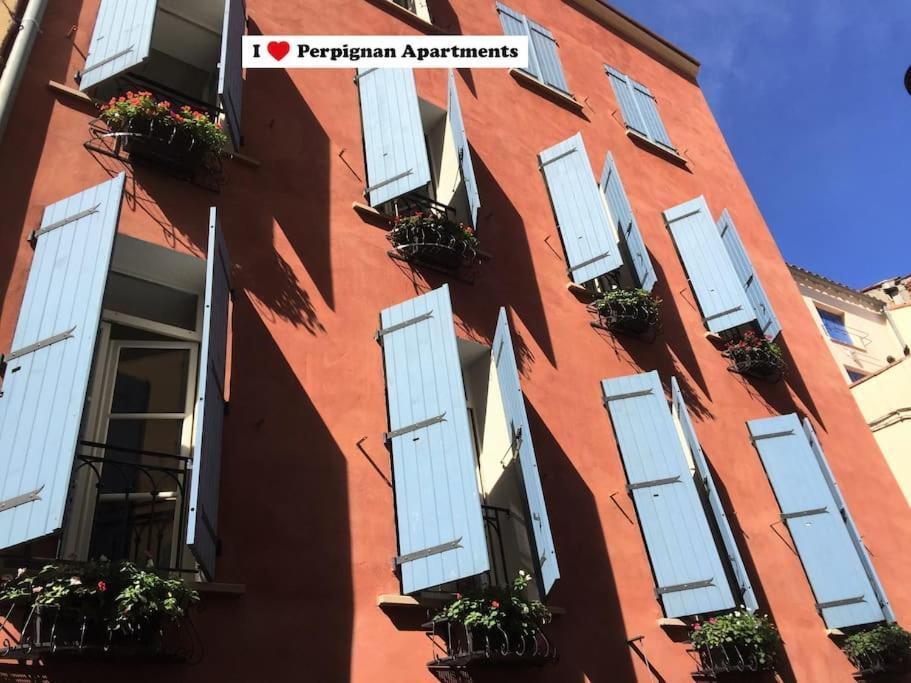 I Love Perpignan Duplex Terrasse Bagian luar foto